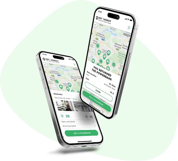 Мобильная энергия телефона в городе